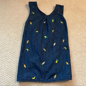 Denim wrap top Hanna Andersson